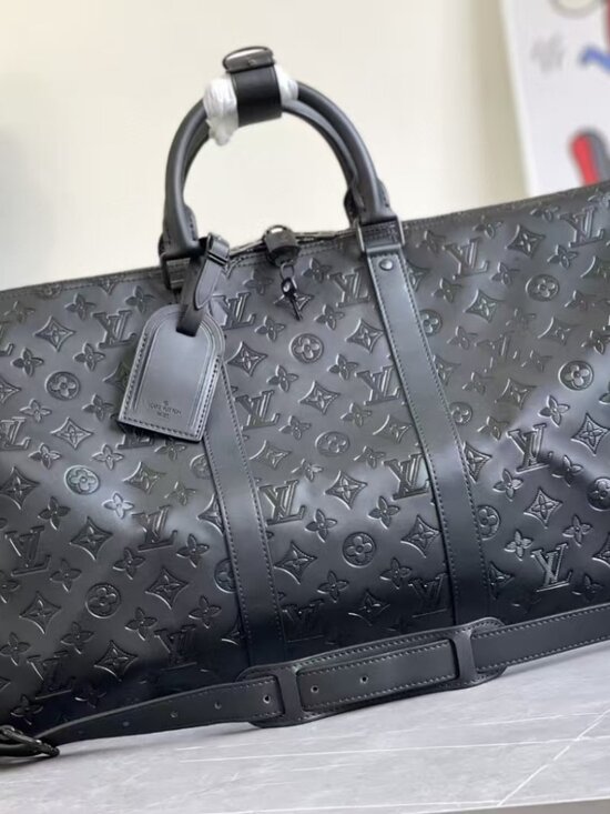 Louis Vuitton​ Handbags - Louis Vuitton Keepall 50 Monogram Shadow Leather